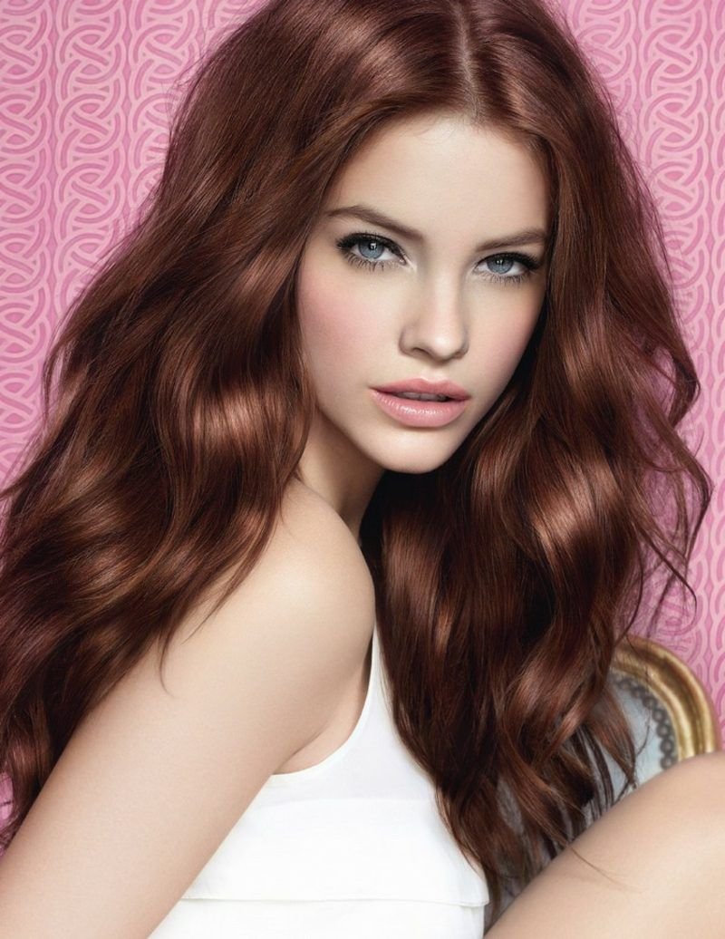 Волосы каштанового цвета у женщин фото на волосах