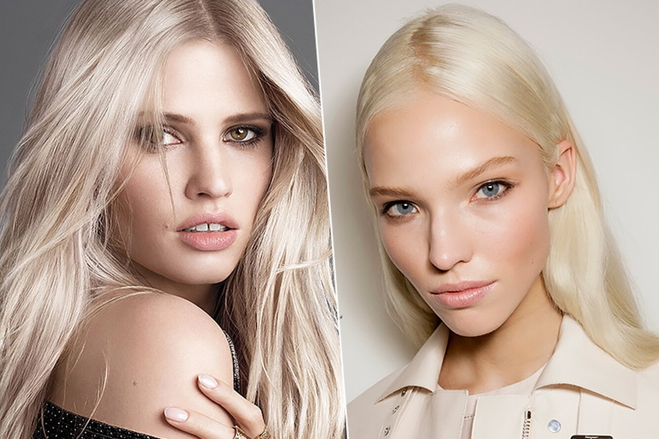 Холодный блонд и теплый блонд фото сравнение