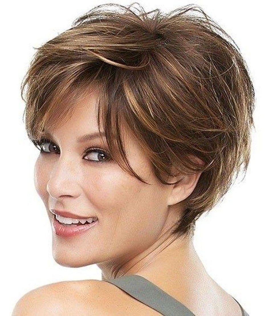 Короткая стрижка женская для тонких волос после 50 фото без укладки на короткие