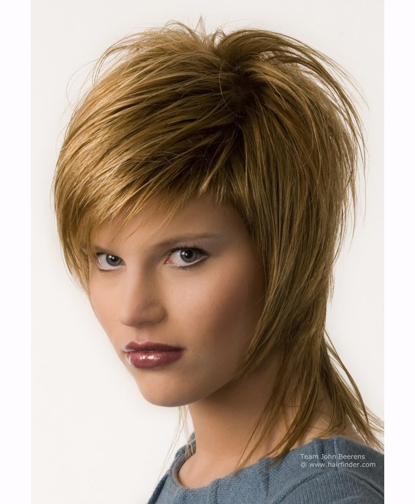 Прическа гаврош женская фото на средние волосы