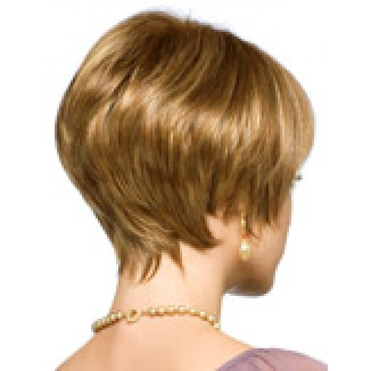 Круглый каскад на короткие волосы с челкой вид сзади и спереди фото