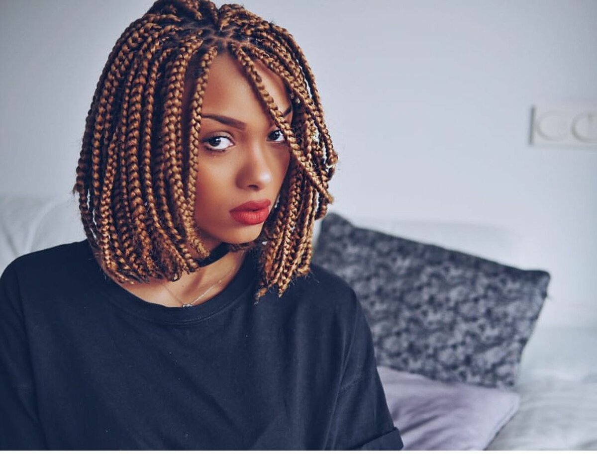 Афрокосички фото женские на средние волосы фото