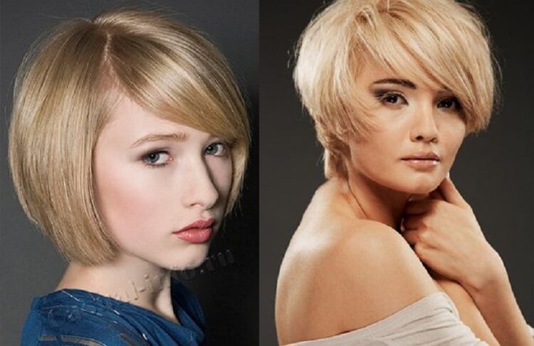 Стрижки на короткие волосы на редкие тонкие волосы фото до и после