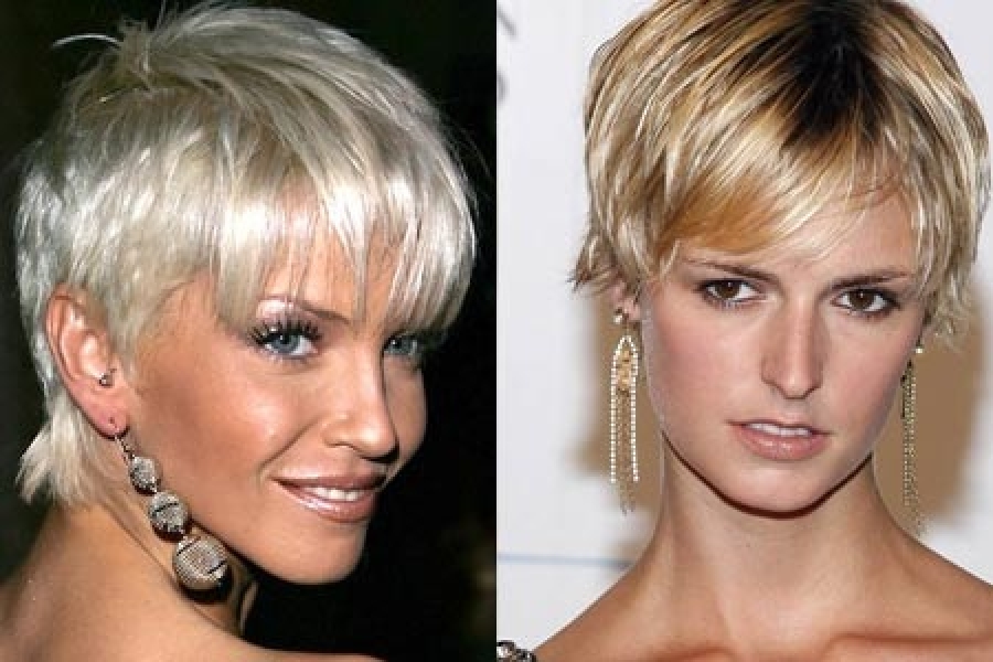 Стрижки на короткие волосы на редкие тонкие волосы фото до и после