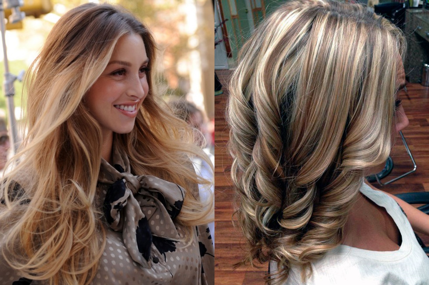Мелирование на русые волосы средней длины фото до и после