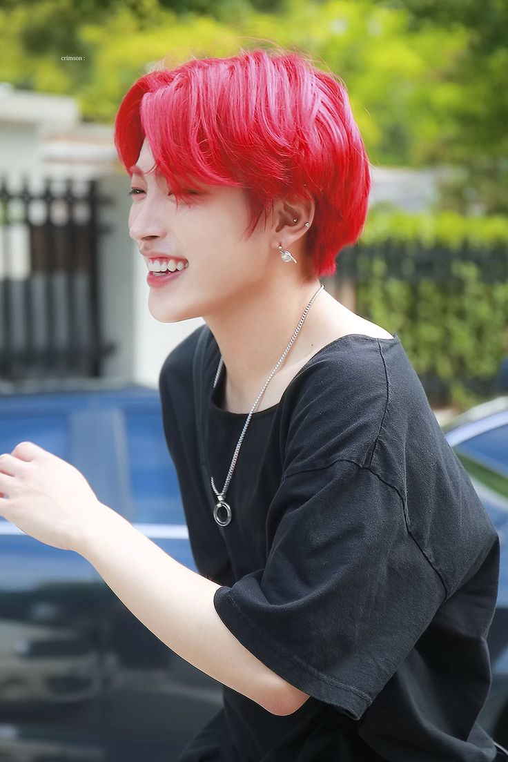 ATEEZ hongjoong Red hair