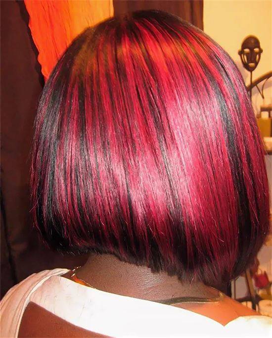 Мелирование волос фото на красные волосы фото