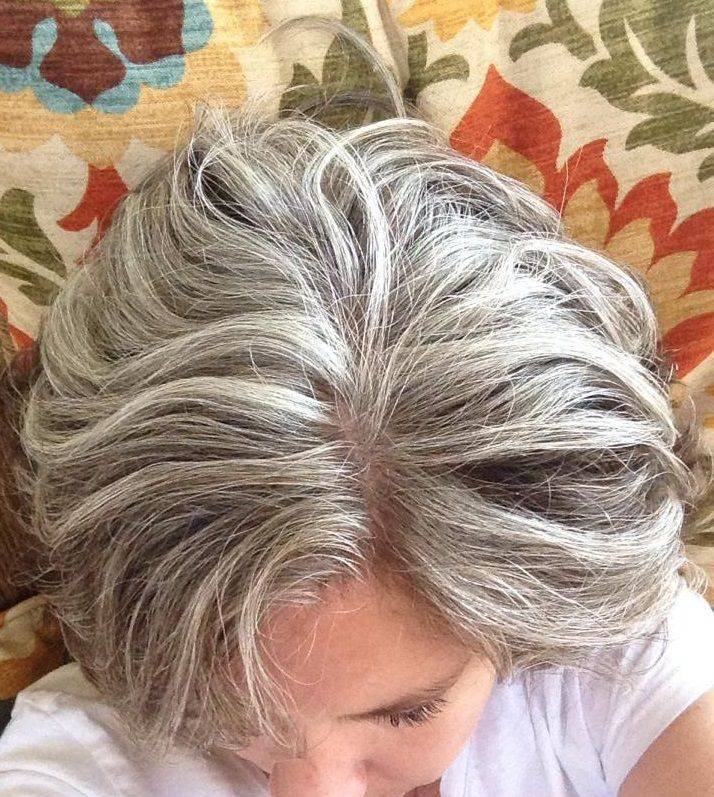 Колорирование волос фото на седые волосы фото