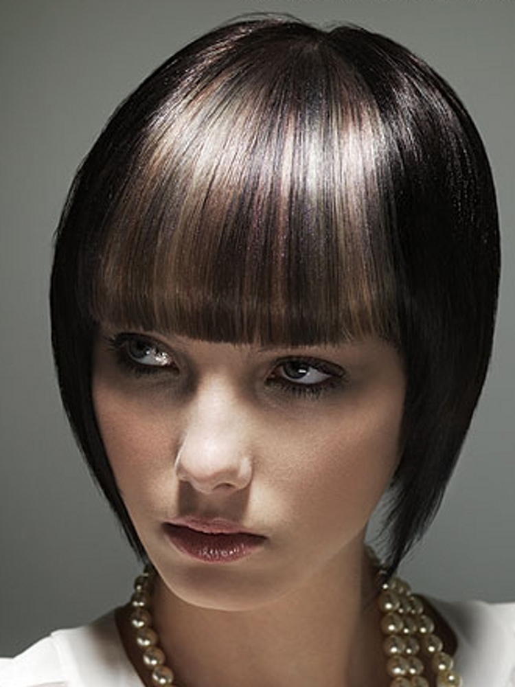 Мелирование волос на темные короткие фото модный цвет