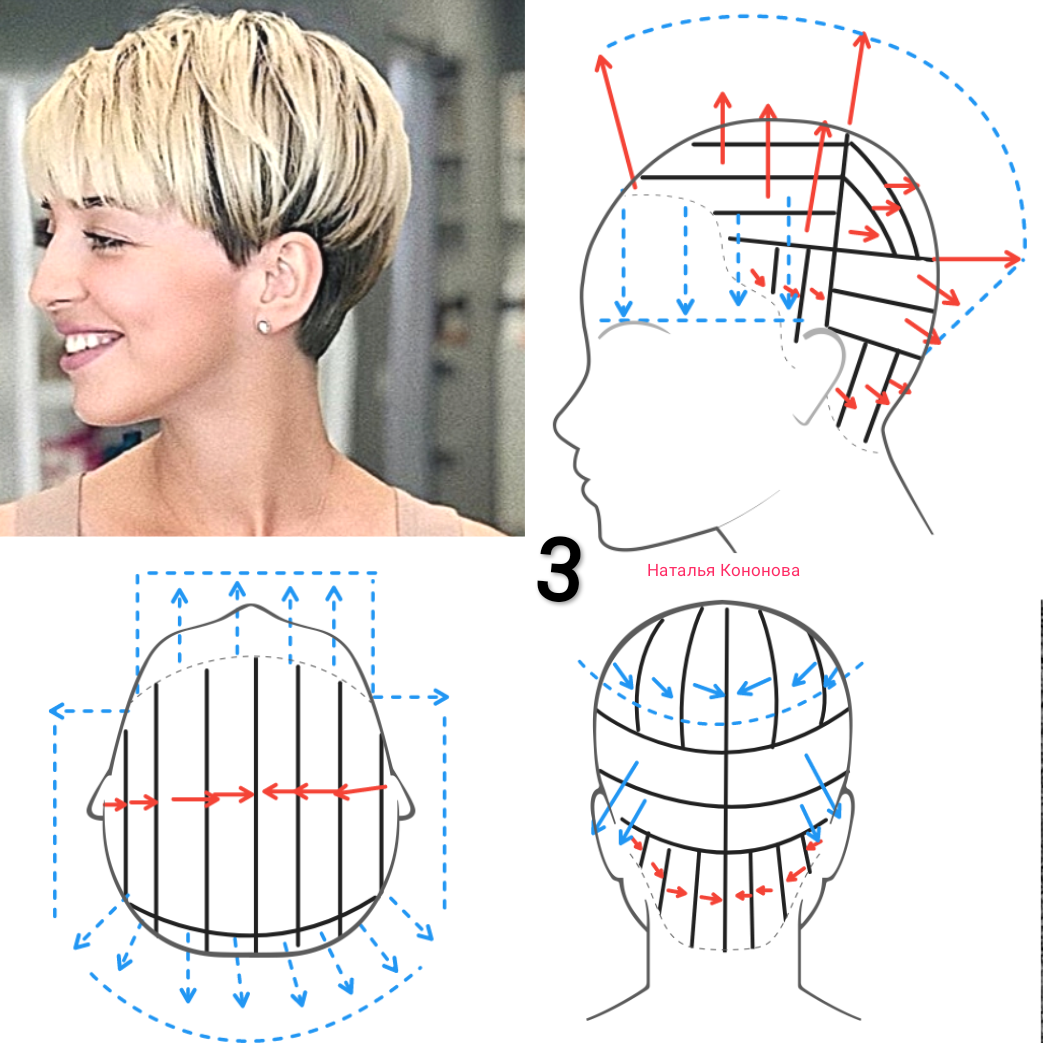 Стрижки наталья кононова со схемами