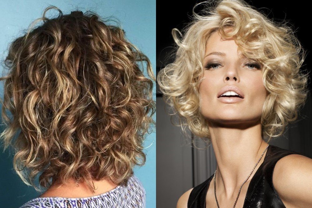 Биозавивка для волос на средние волосы с челкой женские после 40 лет фото