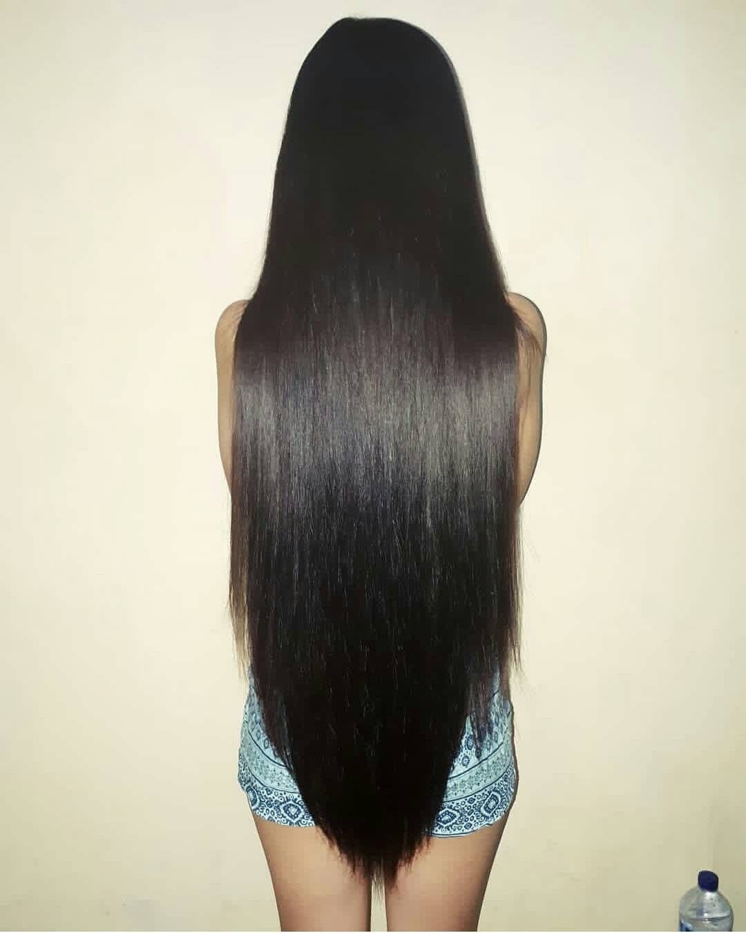 Стрижка длинных волос полукругом сзади фото