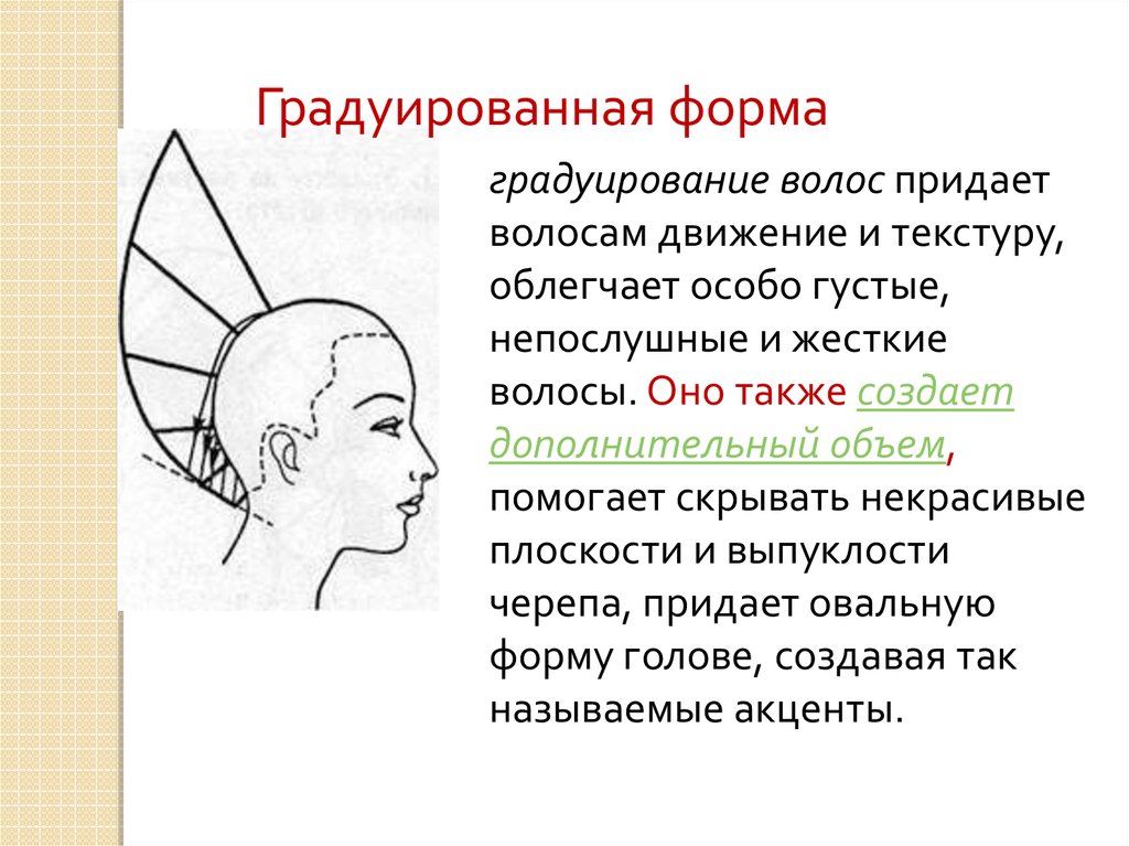 Шаг градуировки. Градуированная форма стрижки схема формы. Градуированная форма стрижки технология выполнения. Градуированная форма стрижки схема выполнения. Схема стрижки Боб каре градуированное.