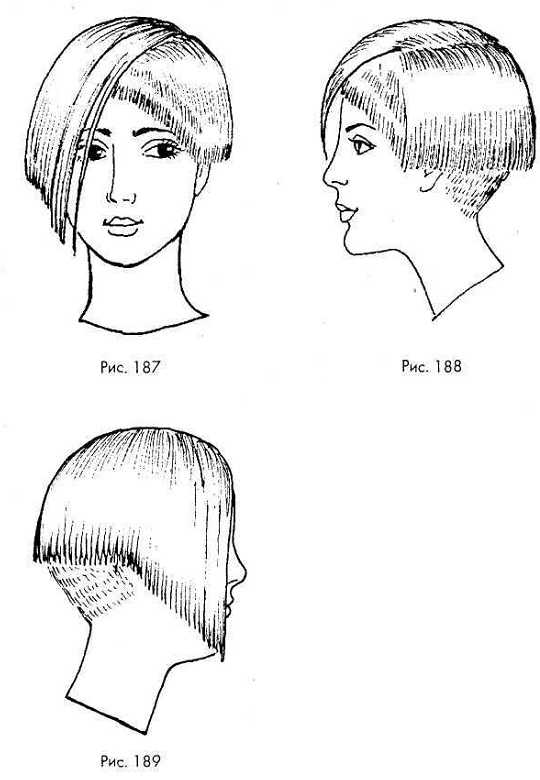 Каре асимметрия схема стрижки