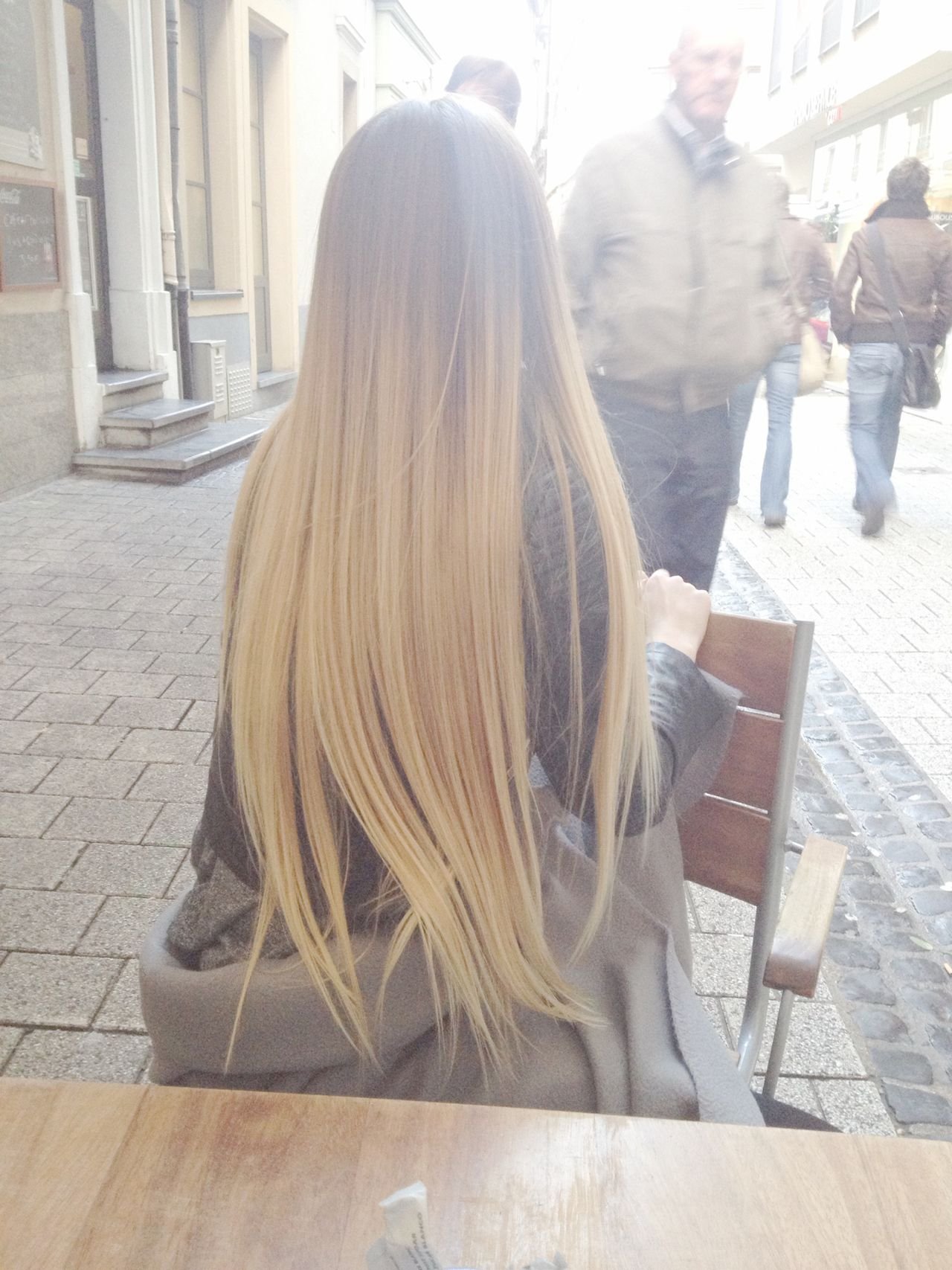 длинные русые волосы фото