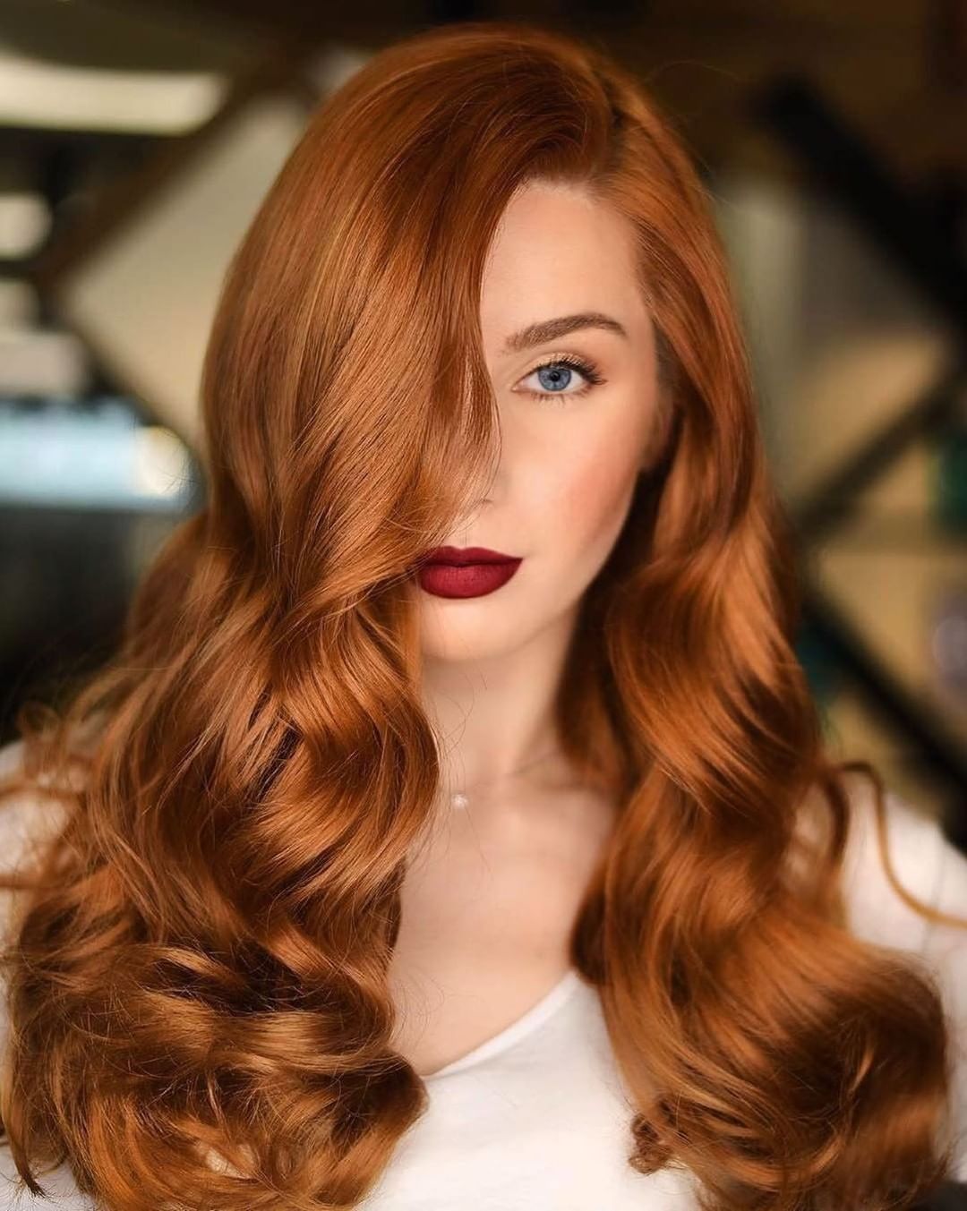 красивые оттенки рыжих волос фото с названиями
